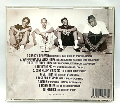 CD) Black Hippy ‎– Black Hippy, US OG Press, Album, NM, Comp, Rare