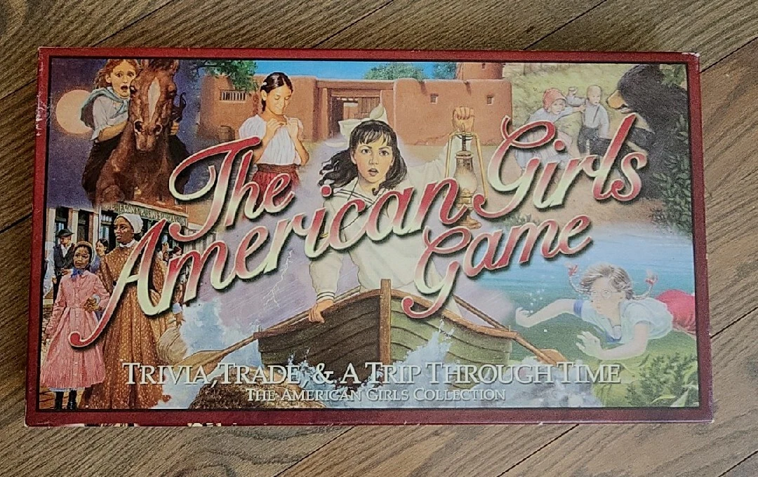 Vintage The American Girl Game Trivia Trade in a Trip Through Time COMPLETE GAME