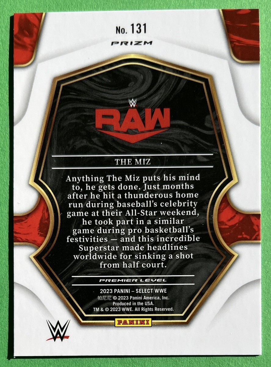 【専用】購入者決まってます！ The Miz 2023 Panini Select WWE PREMIER LEVEL Card #131 (RED BLUE