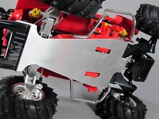Aluminum Side Guard + Under Chassis Plate Tamiya 1/10 RC Monter Beetle Blackfoot