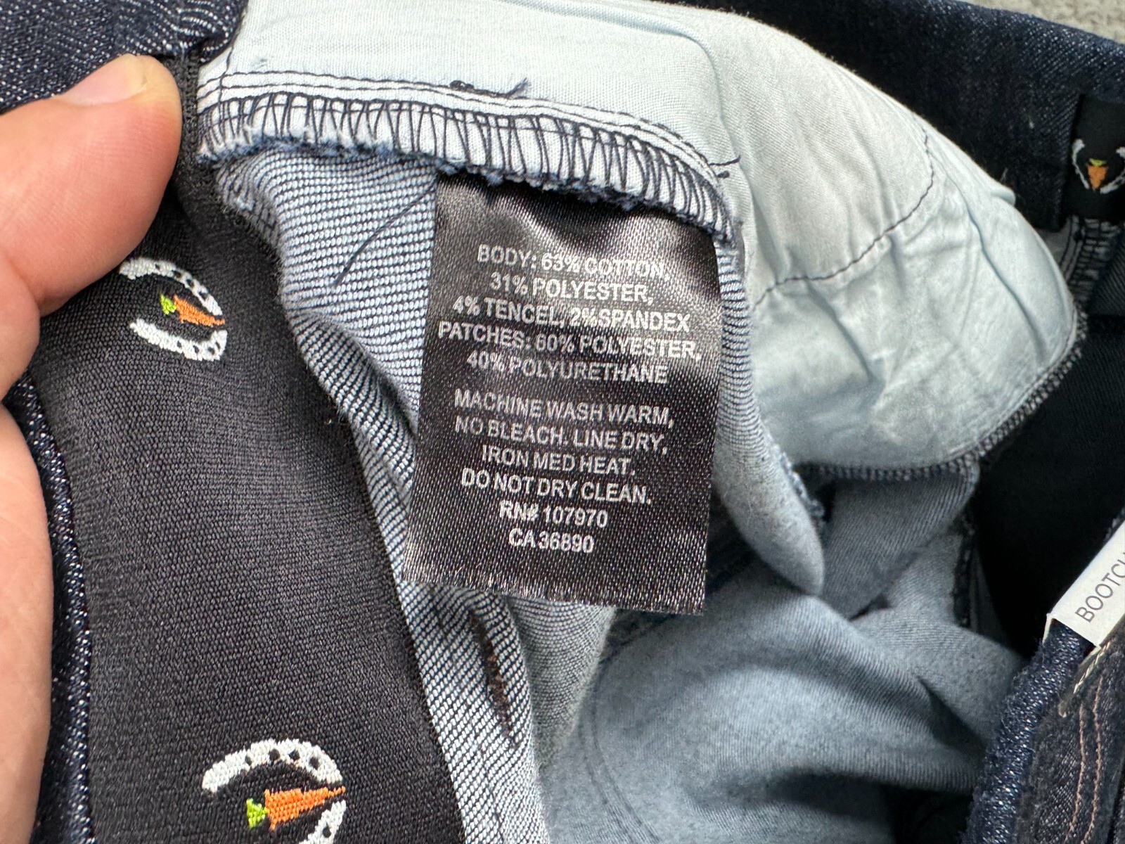 Kerrits Riding Breeches Womens Large Stretch Denim Jeans Bootcut