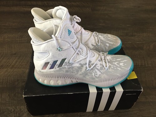 adidas Crazy Explosive Primknit Basketball Sneakers Shoes Men's Size 17 White - Picture 3 of 9