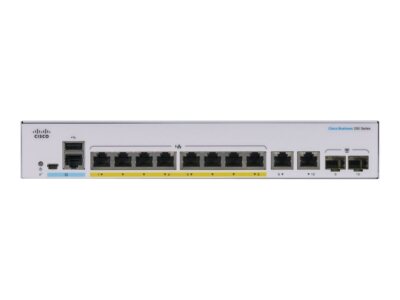 Cisco CBS250-8P-E-2G-EU Switch - 8 Anschlüsse - L3 - Smart inkl VAT