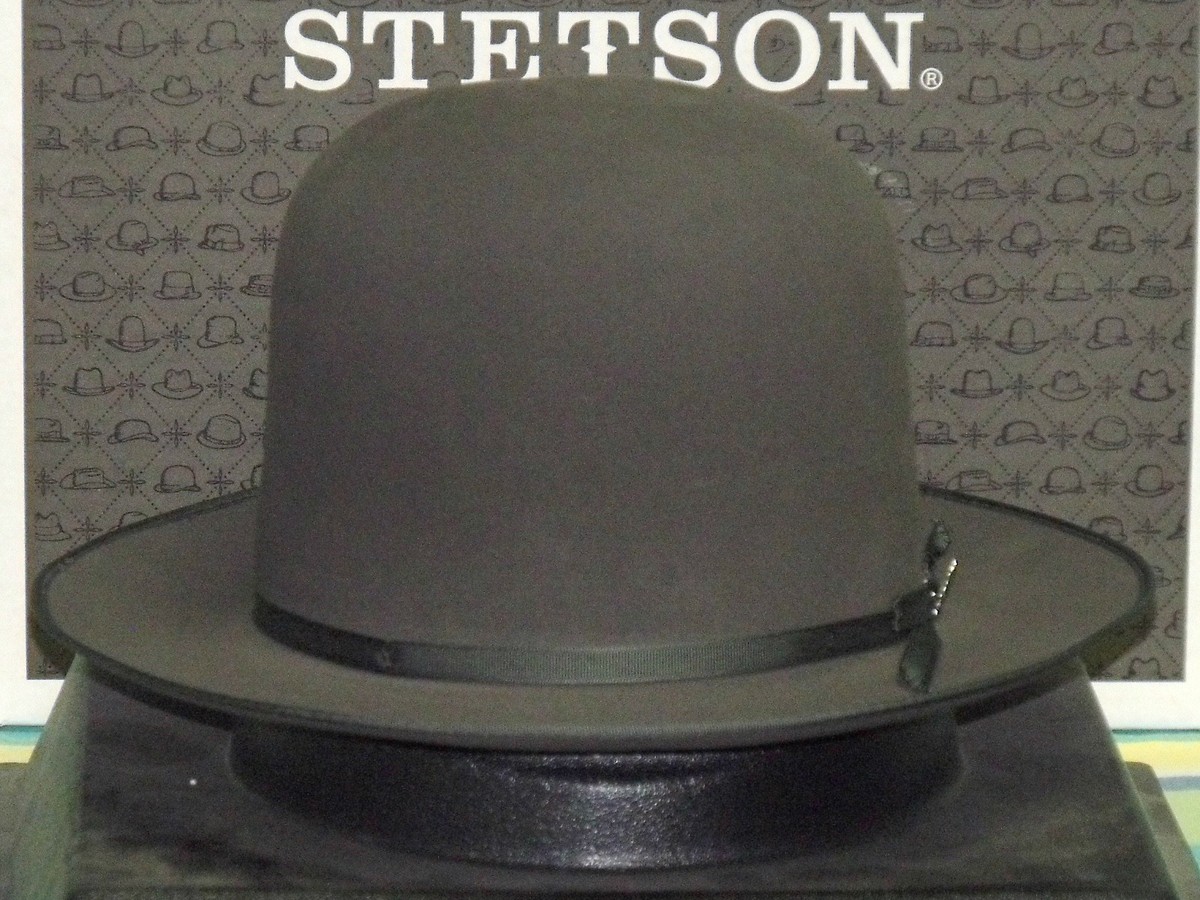 STETSON 6 7/8 SAGE PREMIER STRATOLINER OPEN CROWN SOFT FUR FELT