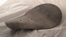 Motorcycle Seat Pan deep dish Rivet holes turned down sides chopper AccuFast2D