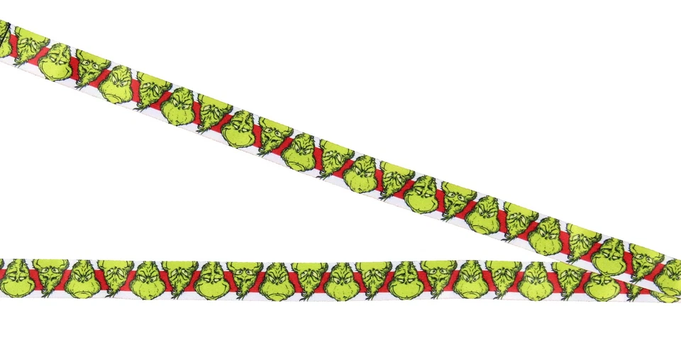 Dr. Seuss GRINCH Stink Stank Stunk Holder Lanyard w/ 2" Logo Rubber Pendant - Image 3 of 3