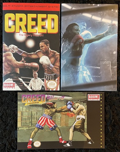 Creed The Next Round #1-2 VARIANTS Homage Cover - BOOM Comics 2023 - HIGH GRADE