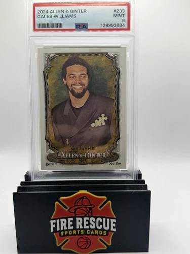 2024 Topps Allen & Ginter Caleb Williams RC PSA 9 Mint Bears QB #233