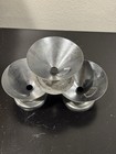 3 ANTIQUE 1915 VORTEX METAL SODA FOUNTAIN ICE CREAM DIXIE PAPER CONE HOLDERS — photo 2