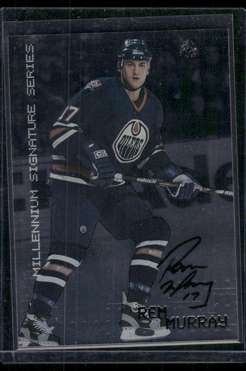 1999-00 Be a Player Millennium Signature Series #104 Rem Murray Auto