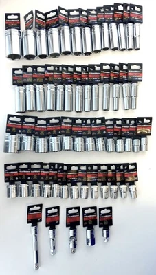 Gearwrench Step Out 1/2" Drive Display SAE And Metric Ratchets Sockets 81443 - Image 1 of 3