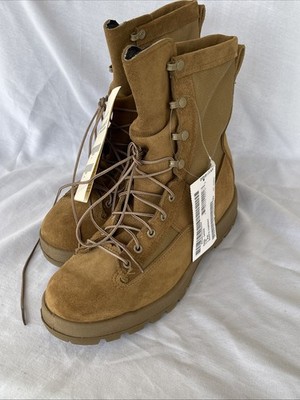 McRae Combat Boot Mens 8R Coyote Tan Suede Lace Up Military Tactical Vibram Lug McRae 8 main image 3