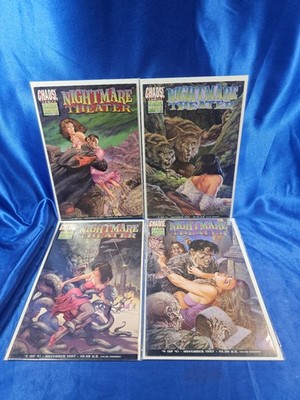 Chaos! Comics Nightmare Theater # 1-4 1997 Bernie Wrightson Covers 1 2 3 4