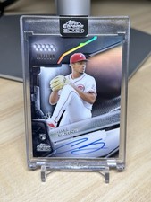 2026 Topps Chrome Black CHASE BURNS RC REFRACTOR AUTO # /199 Reds #CBA-CB
