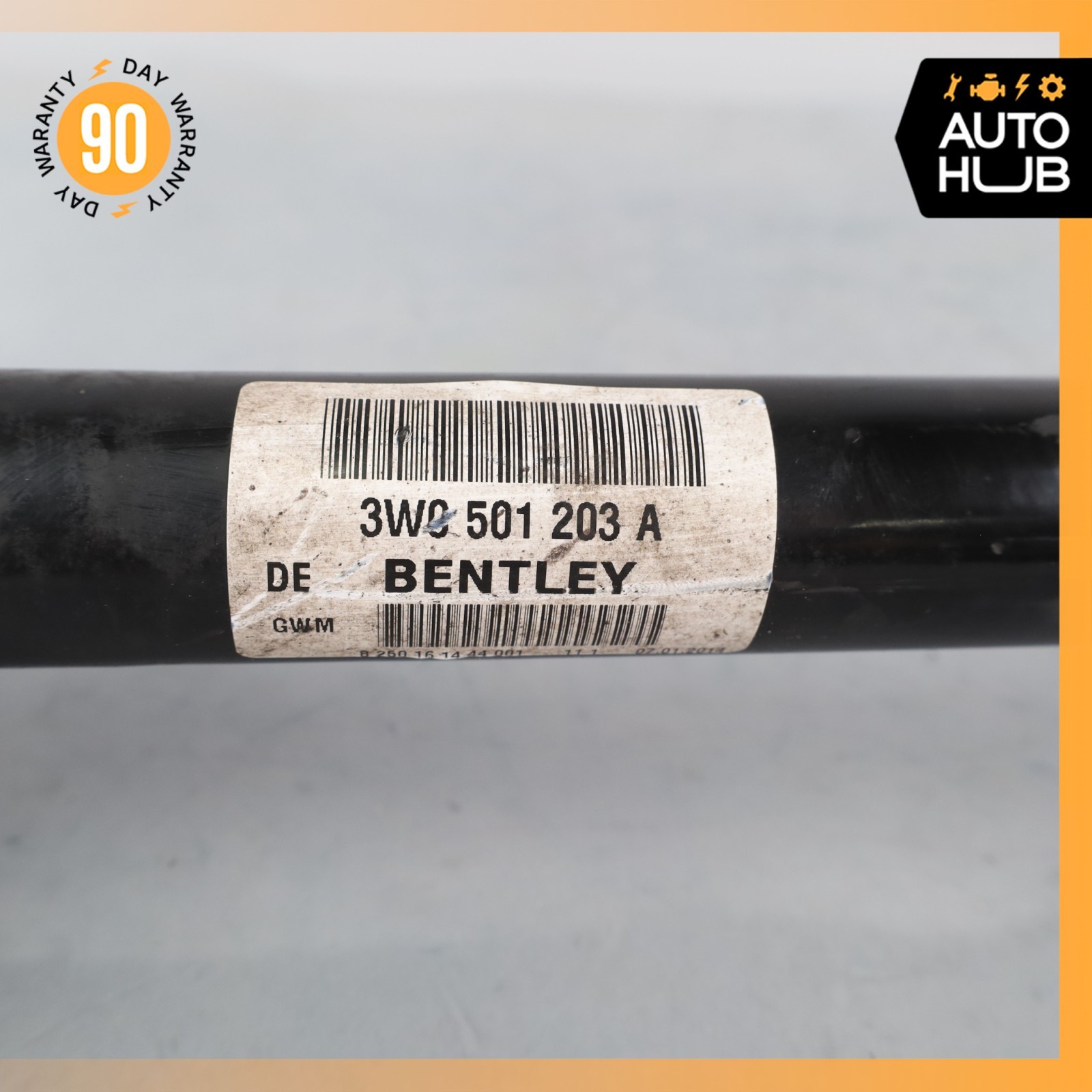 12-18 Bentley Continental GTC GT CV Axle Shaft Rear Right or Left Side OEM 49k