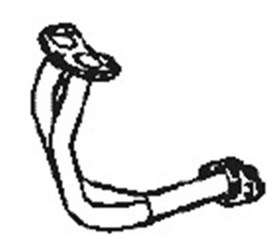 FENNO Auspuff Hosenrohr für FORD Escort V 1.6 EFI