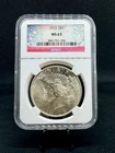 1923 90% Silver Peace Dollar NGC MS63 Peace Dollar Label!