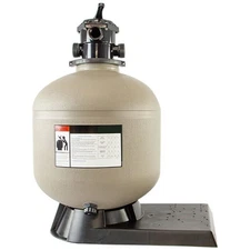 Rx Clear Above Ground Swimming Pool Sand Filter w/ Valve & Base (Tank Sizes)