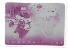 2025-2026 Upper Deck 1 of 1 Magenta Printing plate Sabres Rasmus Dahlin