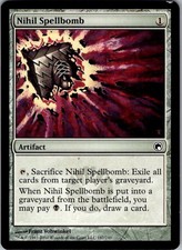 Magic The Gathering Nihil Spellbomb SOM 187 NM