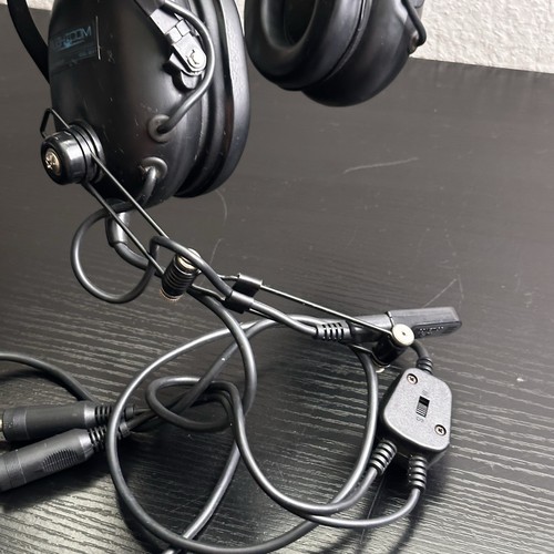 4DLX Flightcom Nighthawk Aviation Headset Headphones with Microphone - NICE! - Picture 8 of 9