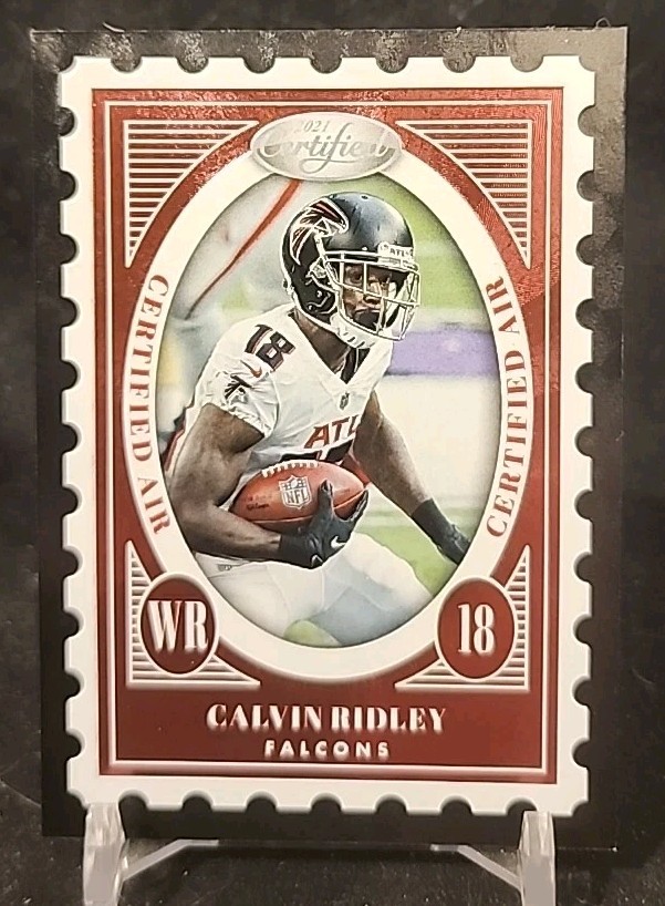 2021 Panini Certified Calvin Ridley Certified Air SSP Case Hit Atlanta Falcons