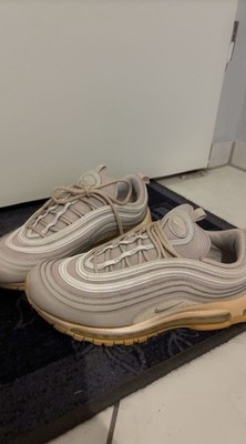 Nike Air Max 97 Herren Low Top Sneaker Sportschuh Beige EU 42 Schnürung