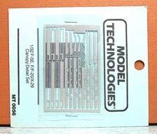 1/32 MODEL TECHNOLOGIES F-5E, F/F-20,X-29 CANOPY DETAIL SET PHOTO ETCH # MT0056