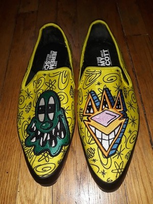 Size 11.5 - Adidas Jeremy Scott Art Yellow Sneaker 