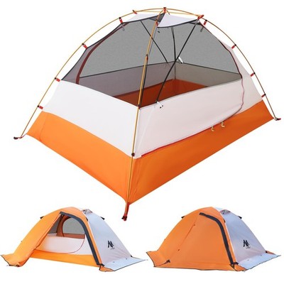 Ultralight Backpacking Tent - 2 Person Waterproof Windproof Lightweight Tent ...