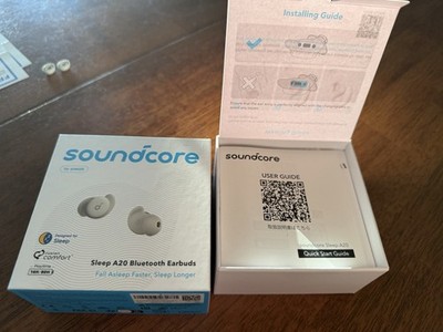 Soundcore Sleep A20 Noise Blocking Sleep Earbuds AI Brainwave