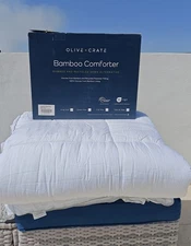Olive Crate Cooling Comforter Duvet Insert Viscose from Bamboo KING [DISPLAY]