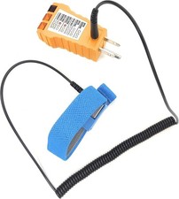 ESD Ground Point & Outlet Circuit Tester, ESD Grounding Wristband for Control...