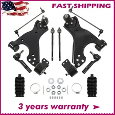 10Pcs Front Control Arms Sway Bars Kit for 2007-2017 Enclave Traverse Acadia US