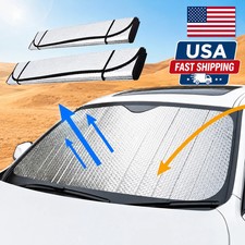 Foldable Car Windshield Sun Shade Front Window Uv Block Visor Heat Protector Foldable Car Windshield Sun Shade Front Window Uv Block Visor Heat Protector