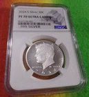 2024-S Kennedy half dollar NGC PF70 ULTRA CAMEO .999 Silver