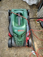 bosch lawnmower NO GRASS BOXES. COLLECTION ONLY GU21. CONTACT BEFORE BUYING