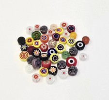 90 COE- 4 oz Assortment Millefiori Fusible Glass - FREE SHIPPING