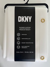 NEW SEALED DKNY PREMIUM WEIGHT SHOWER CURTAIN LINER 70X 72