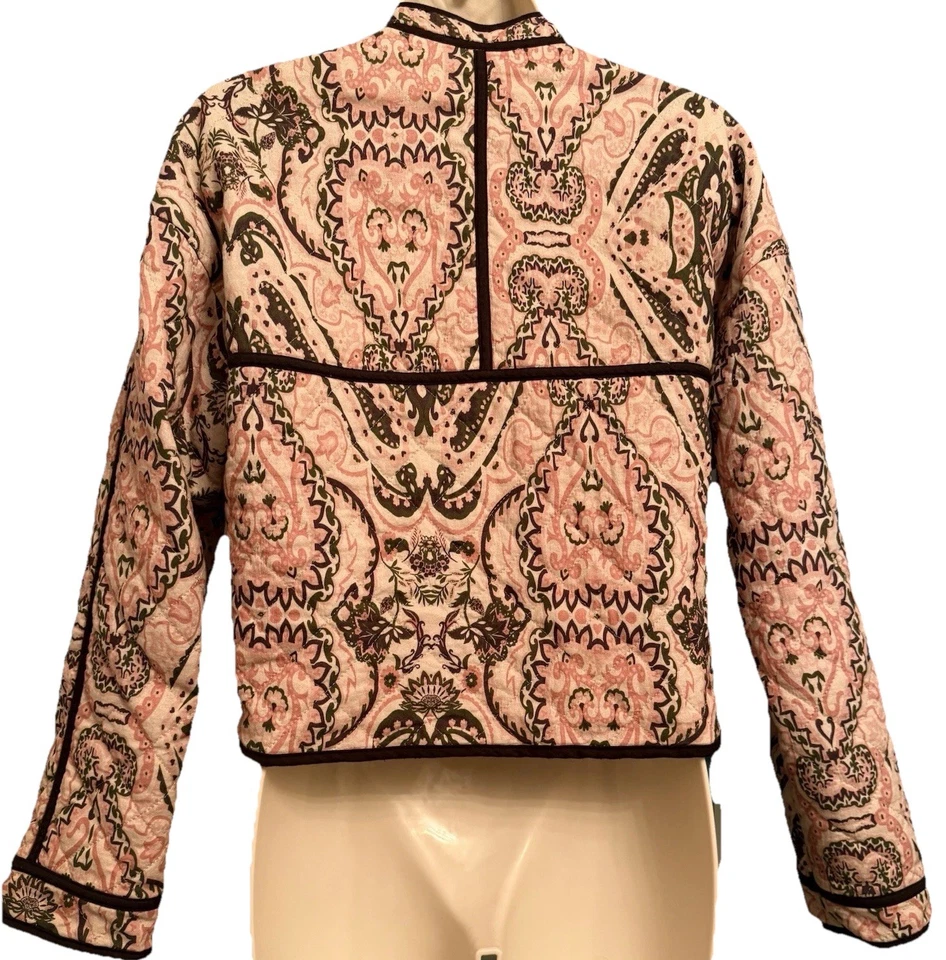 Chaqueta acolchada de cachemira Maeve Anthropologie para mujer mediana Foto 2 de 4