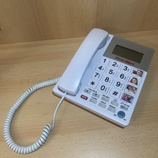 Big Button Telephone First Alert With Emergency Key Sfa 3275 Removable Pics