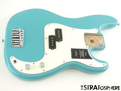 Fender Player II Precision Bass LOADED BODY Contoured Alder Alnico Aquatone Blue