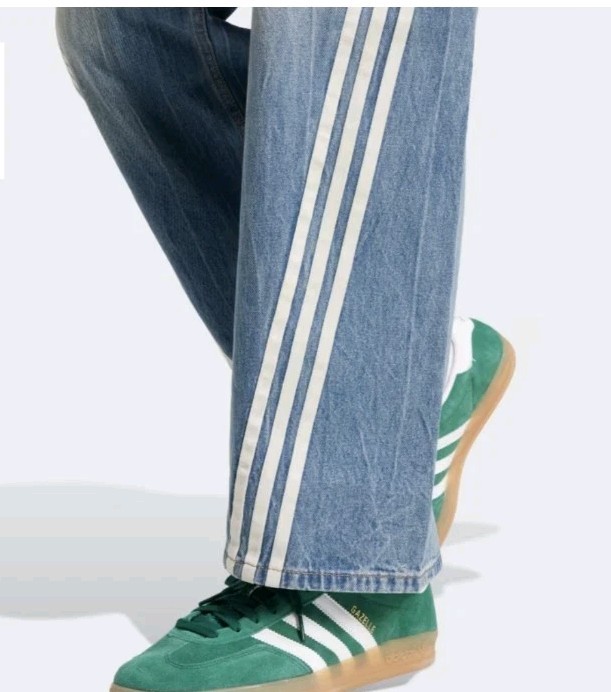 Rare! Adidas Adilenium Season 3 Loose Fit Denim Pants Jeans