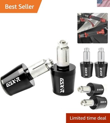 78 inch 22mm Motorcycle Handlebar End Aluminum Handle Bar Grips Cap Gear Bala...