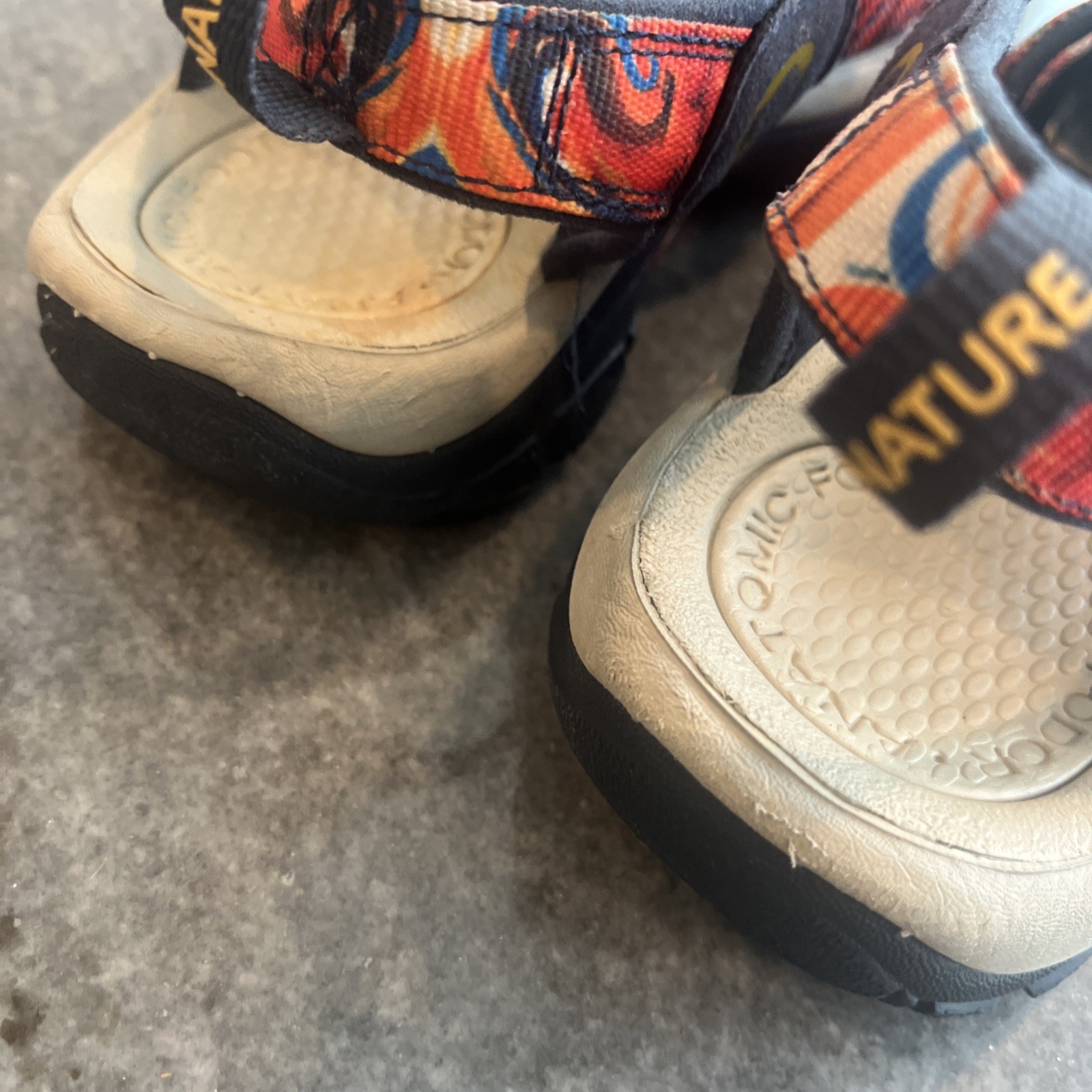 SANDALI KEEN UOMO NEWPORT RETRO GROOVY ARANCIONE NAVY taglia 9