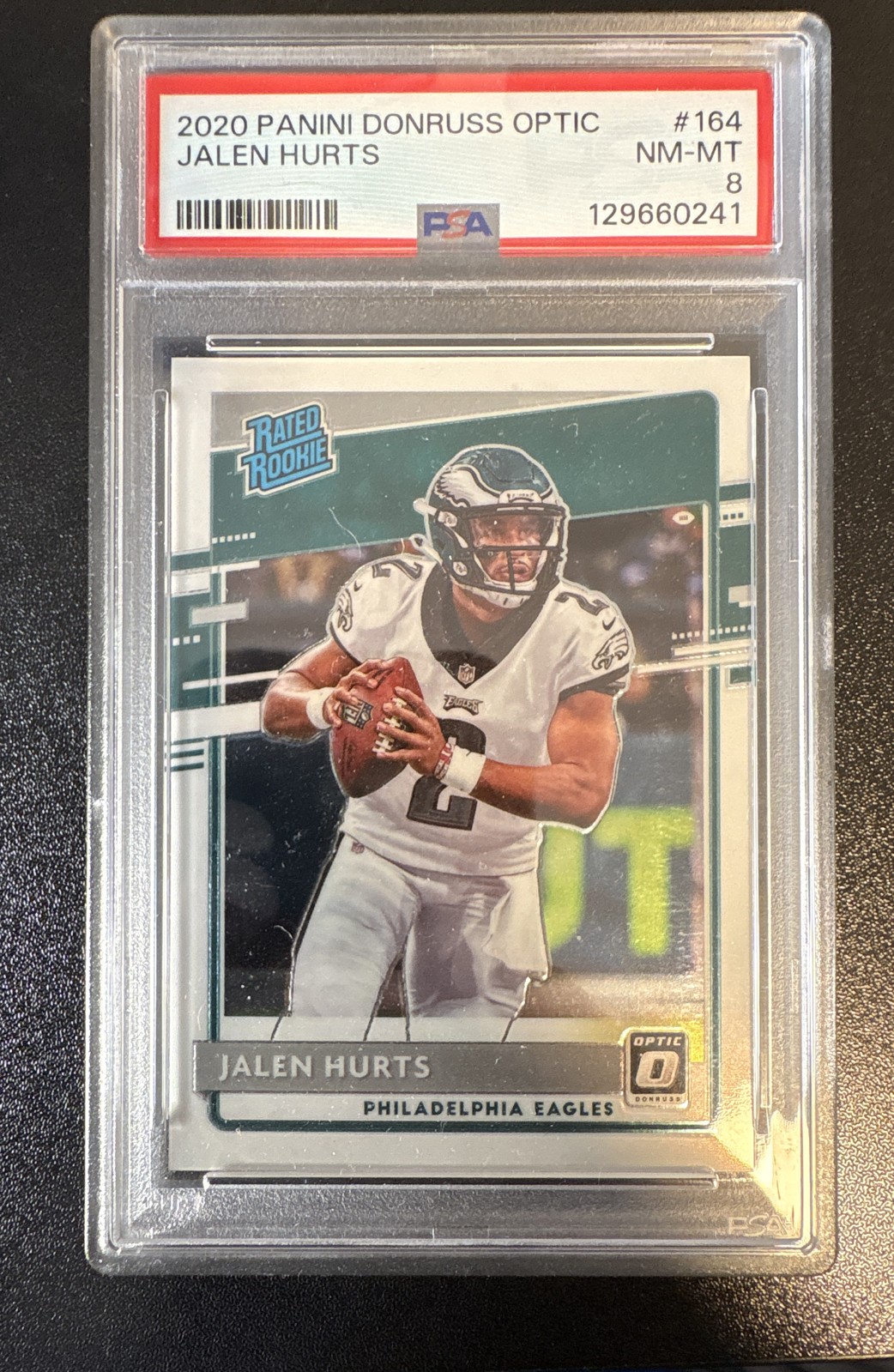 2020 Panini Donruss Optic - Rated Rookies Jalen Hurts #164 (RC)