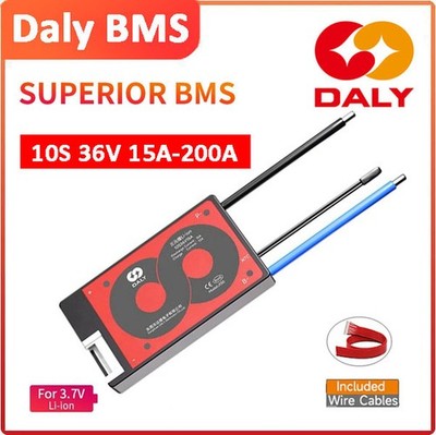 Daly BMS 10S 36V 15A-200A Li-Ion Akku Schutz Platine mit Balance wasserdicht AEU