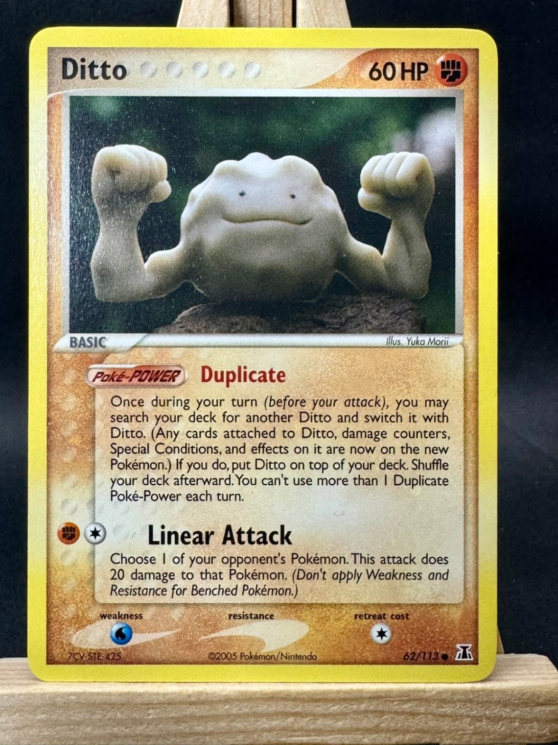 Ditto (Geodude) Yuka Mori Delta Species 62/113 NM