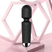 Handheld Cordless Mini Massager, Powerful Quiet with Waterproof, 20 Modes 8...
