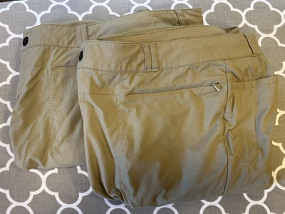 #ad #ad Rei Women#x27;s Hiking Camping Convertible Pants to Shorts Size 16 Lot of 2 GORP $41.50